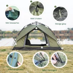 Sens Design Pop Up Tent - Tent - 2-3 Personen -Aanbiedingen Kampeer Zen Winkel 1200x1197 7