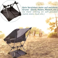 Smartpeas Campingstoel Van Stevig 600D Polyester En Aluminium - Lichtgewicht En Opvouwbaar - Camping Gadget Inclusief Zijzakken +Plus: Strandmat & Draagtas -Aanbiedingen Kampeer Zen Winkel 1200x1198 6