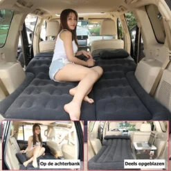 Merkloos Auto Luchtbed - Multifunctioneel - Achterbank - 2 Persoons - Opblaasbaar Bed - Luchtmatras - Reizen - Vakantie - Kamperen - Inclusief Elektrische Pomp - Zwart -Aanbiedingen Kampeer Zen Winkel 1200x1200 115