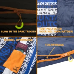 Dutch Mountains Slaapzak Goeree XL - Kussen 25x15cm - 220x90cm Katoenen Slaapzak - Tochtstrip -Aanbiedingen Kampeer Zen Winkel 1200x1200 208