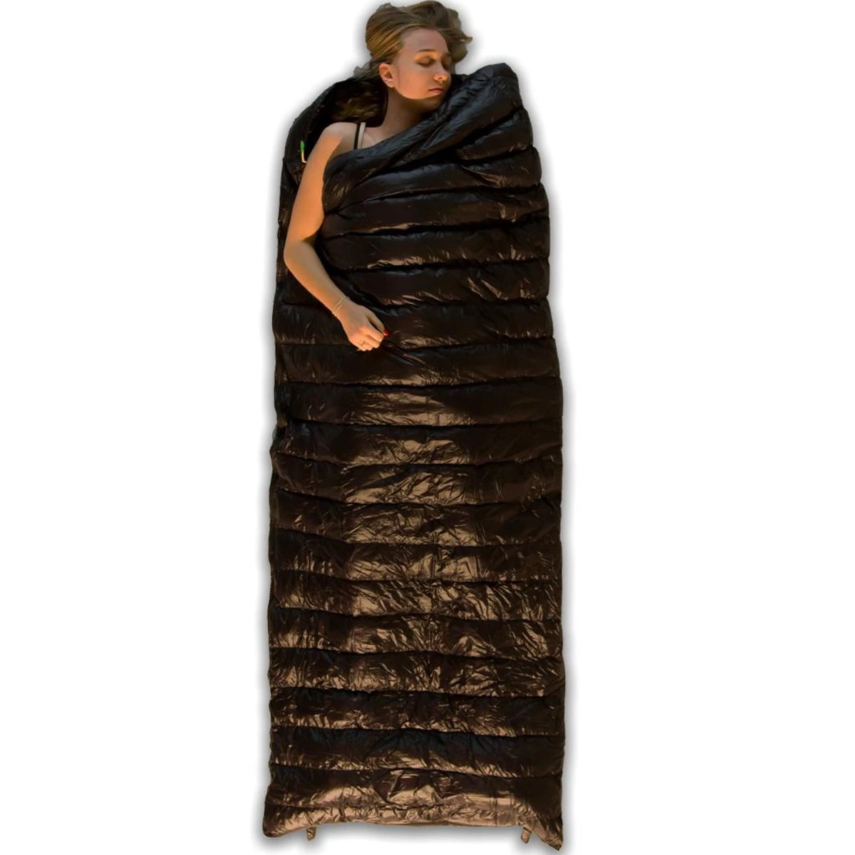 LOWLAND OUTDOOR® Ultra Compact Blanket - Donzen Slaapzak - Gewicht 495g - 210x80 Cm - Comfort Temperatuur +8°C 4 LOWLAND OUTDOOR® Ultra Compact Blanket - Donzen Slaapzak - Gewicht 495g - 210x80 Cm - Comfort Temperatuur +8°C - Afbeelding 2