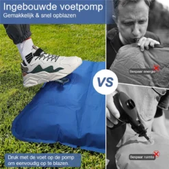 Hikr® Slaapmat 10cm+ Dikte - Comfortabel Luchtmatras - Zelfopblazend Met De Voet - TPU+40D Nylon - Slaapmatje Eenpersoons En Uit Te Breiden Tot Tweepersoons - Slaapmat Met Ingebouwde Pomp 12 Hikr® Slaapmat 10cm+ Dikte - Comfortabel Luchtmatras - Zelfopblazend Met De Voet - TPU+40D Nylon - Slaapmatje Eenpersoons En Uit Te Breiden Tot Tweepersoons - Slaapmat Met Ingebouwde Pomp -Aanbiedingen Kampeer Zen Winkel 1200x1200 24