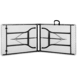 Casaria Tuintafel Opvouwbaar – Met Draaggreep 220x70 Cm – Wit -Aanbiedingen Kampeer Zen Winkel 1200x1200 294