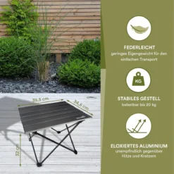 Skandika Ruka S Kleine Campingtafel – Campingtafels - Aluminium Campingtafel, Opvouwbaar, Zeer Licht, Eenvoudig Te Monteren, Stabiele Standaard - Opvouwtafel Voor Kamperen, Tenten Wandelen, Reizen, Thuis, Tuin – Tot Max. 20 Kg. - Grijs -Aanbiedingen Kampeer Zen Winkel 1200x1200 351