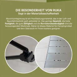 Skandika Ruka S Kleine Campingtafel – Campingtafels - Aluminium Campingtafel, Opvouwbaar, Zeer Licht, Eenvoudig Te Monteren, Stabiele Standaard - Opvouwtafel Voor Kamperen, Tenten Wandelen, Reizen, Thuis, Tuin – Tot Max. 20 Kg. - Grijs -Aanbiedingen Kampeer Zen Winkel 1200x1200 353