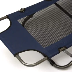 Ligstoel 155x60cm - Opvouwbaar Campingstoel Ligbed Strandstoel Tuinstoel Vouwligstoel Blauw -Aanbiedingen Kampeer Zen Winkel 1200x1200 393