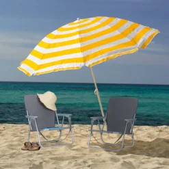 Relaxdays Strandstoel Opvouwbaar - Set Van 2 - Lage Campingstoel - Kampeerstoel Leuning - Grijs -Aanbiedingen Kampeer Zen Winkel 1200x1200 401