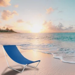 In Round Strandstoel Met Opbergtas – Opvouwbaar / Inklapbaar – Blauw – Campingstoel – Vouwstoel – Visstoel – Strand Stoel / Stoelen – Lichtgewicht Kampeerstoel – Beach Chair – Voor Volwassenen – Outdoor – Camping -Aanbiedingen Kampeer Zen Winkel 1200x1200 420