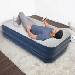 LifeGoods Luchtbed - 1 Persoons - Met Ingebouwde Pomp - Incl. Draagtas En Reparatiekit -Aanbiedingen Kampeer Zen Winkel 1200x1200 45