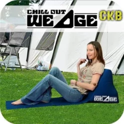 CKB LTD - Chill Out - Luchtbed - Campingstoel - Wedge Opblaasbare Ligstoel - Blauw Strandstoel 1 Persoons Volwassen Luchtbedden Kampeerstoel Vouwstoel Stoel Slaapmatje Slaapmatten Opvouwbaar Volwassenen Tuinstoel Opblaasstoel Kampeerstoelen Lucht -Aanbiedingen Kampeer Zen Winkel 1200x1200 478