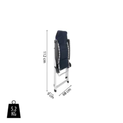 Campart Campingstoel CH-0592 - Opvouwbaar Met Hoofdsteun - 7 Verstelbare Standen - Lichtgewicht - Blauw -Aanbiedingen Kampeer Zen Winkel 1200x1200 568
