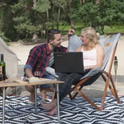 Bo-Camp - Urban Outdoor - Relaxstoel - Bloomsbury - L - Oxford Polyester - Grijs -Aanbiedingen Kampeer Zen Winkel 1200x1200 573