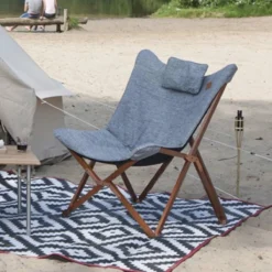 Bo-Camp - Urban Outdoor - Relaxstoel - Bloomsbury - L - Oxford Polyester - Grijs -Aanbiedingen Kampeer Zen Winkel 1200x1200 576
