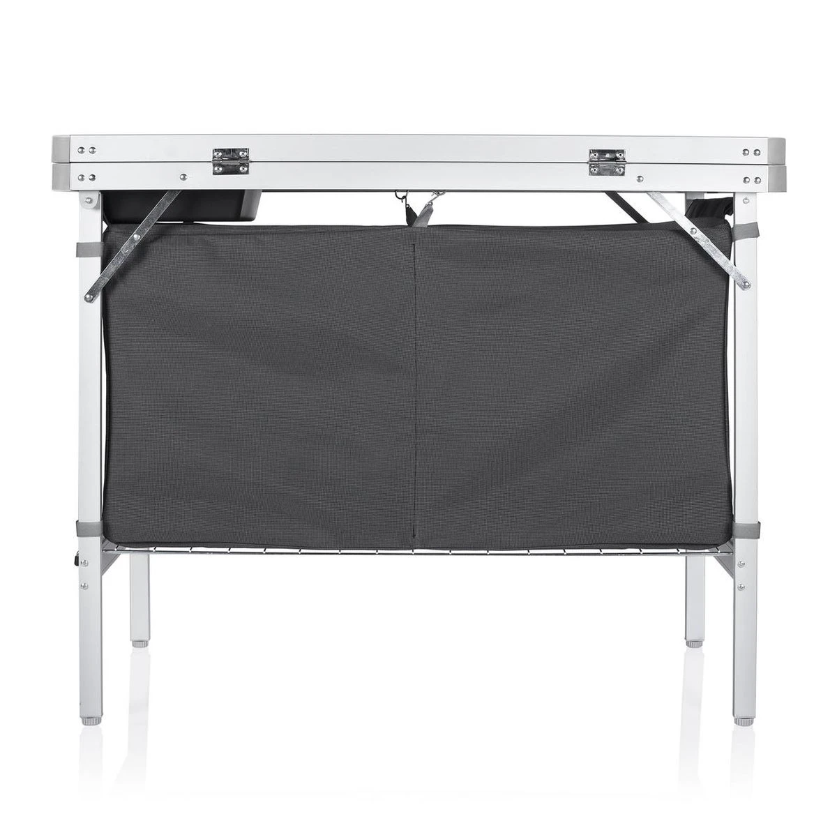 Campart Campingkeuken KI-0757 – Complete Keuken En Campingkast – Opvouwbaar En Inclusief Draagtas - Grijs 9 Campart Campingkeuken KI-0757 – Complete Keuken En Campingkast – Opvouwbaar En Inclusief Draagtas - Grijs - Afbeelding 7