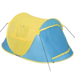 Pop Up Tent Waterkolom 1500 Mm/Cm² - Blauw - 2 Persoons -Aanbiedingen Kampeer Zen Winkel 1200x1200 689