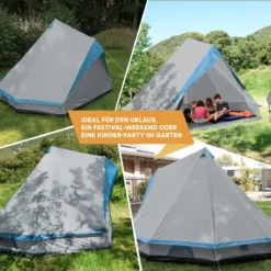 Skandika Tipii II Tent – Tipi-tenten – Teepee – 8 Persoons Campingtent – Muggengaas – 250 Cm Stahoogte – Uitneembare Tentvloer – 3000 Mm Waterkolom – Indische Tent, Partytent, Festivaltent – Outdoor, Camping, Tuin – Kamperen – Grijs/turquoise 13 Skandika Tipii II Tent – Tipi-tenten – Teepee – 8 Persoons Campingtent – Muggengaas – 250 Cm Stahoogte – Uitneembare Tentvloer – 3000 Mm Waterkolom – Indische Tent, Partytent, Festivaltent – Outdoor, Camping, Tuin – Kamperen – Grijs/turquoise -Aanbiedingen Kampeer Zen Winkel 1200x1200 700