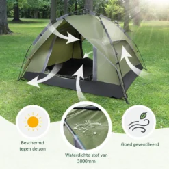 Sens Design Pop Up Tent - Tent - 2-3 Personen -Aanbiedingen Kampeer Zen Winkel 1200x1200 730