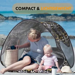Deryan Luxe Pop Up Strandtent - Anti-UV 50+ - Zoo -Aanbiedingen Kampeer Zen Winkel 1200x1200 759