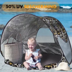 Deryan Luxe Pop Up Strandtent - Anti-UV 50+ - Zoo -Aanbiedingen Kampeer Zen Winkel 1200x1200 760