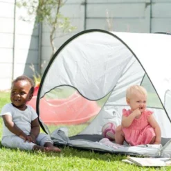 Deryan Luxe Pop Up Strandtent - Anti-UV 50+ - Cream -Aanbiedingen Kampeer Zen Winkel 1200x1200 802