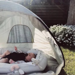 Deryan Luxe Pop Up Strandtent - Anti-UV 50+ - Cream -Aanbiedingen Kampeer Zen Winkel 1200x1200 803