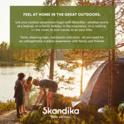 Skandika Montana 8 Tent – Tunneltenten – 8 Persoons Tent – Campingtent – 200 Cm Stahoogte – 2-4 Slaapcabines - Muggengaas – Familietent – 4 Ingangen – 700 X 310 X 200 Cm (L X B X H) - 5000 Mm Waterkolom – Outdoor, Camping – Kamperen – Blauw -Aanbiedingen Kampeer Zen Winkel 1200x1200 858