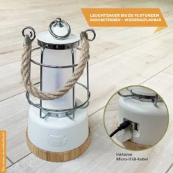 Skandika Kiruna LED-Lamp – Tentlampen – Campinglampen – Buiten Lantaarn – Buitenverlichting – Buiten Lamp - Retro Outdoor Camping Lamp Met Powerbank, Traploos Dimbaar, Draadloos, Oplaadbare Batterij, USB, Warm En Koud Wit, 75h Lichtduur – Groen -Aanbiedingen Kampeer Zen Winkel 1200x1200 918
