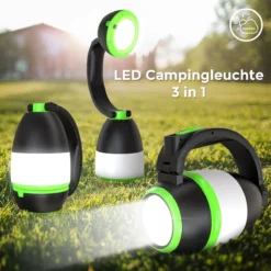 B.K.Licht - LED Kampeerlamp - Zaklamp - 3 In 1 Zaklantaarn Voor Kinderen - Tafellamp - Tentlamp - Opvouwbaar - Zwart Groen - 140 Lumen - IP20 15 B.K.Licht - LED Kampeerlamp - Zaklamp - 3 In 1 Zaklantaarn Voor Kinderen - Tafellamp - Tentlamp - Opvouwbaar - Zwart Groen - 140 Lumen - IP20 -Aanbiedingen Kampeer Zen Winkel 1200x1200 932