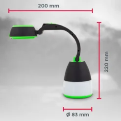 B.K.Licht - LED Kampeerlamp - Zaklamp - 3 In 1 Zaklantaarn Voor Kinderen - Tafellamp - Tentlamp - Opvouwbaar - Zwart Groen - 140 Lumen - IP20 18 B.K.Licht - LED Kampeerlamp - Zaklamp - 3 In 1 Zaklantaarn Voor Kinderen - Tafellamp - Tentlamp - Opvouwbaar - Zwart Groen - 140 Lumen - IP20 -Aanbiedingen Kampeer Zen Winkel 1200x1200 935
