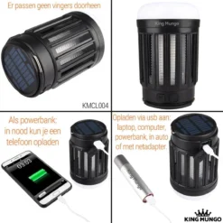 Anti Muggenlamp LED Camping Lamp | Thuis Muggen Vanger Lamp Oplaadbaar | King Mungo -Aanbiedingen Kampeer Zen Winkel 1200x1200 966
