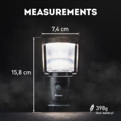 Favour L1061 Camping Lamp LED, 875 Lumen, IP64, Waterdicht, Draagbare Kampeerlamp, Tentlamp, Schokbestendig, 4 Verschillende Lichtmodi Incl Kaarslicht-modus, Afneembaar Deksel, Handig & Compact Formaat -Aanbiedingen Kampeer Zen Winkel 1200x1200 977