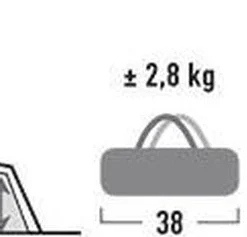High Peak Sparrow 2 Tunneltent - Groen - 2 Persoons -Aanbiedingen Kampeer Zen Winkel 1200x237