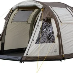 Redwood Arco 300 Air Grey - Familie Tunnel Tent 4-persoons - Grijs -Aanbiedingen Kampeer Zen Winkel 1200x481 1