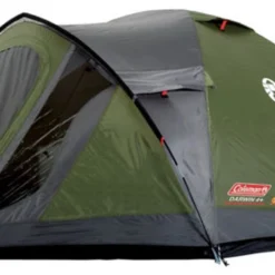 Coleman Darwin 4 Plus Koepeltent - 4-Persoons - Groen -Aanbiedingen Kampeer Zen Winkel 1200x505