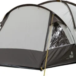 Redwood Bel 190 Trekking Koepel Tent - Grijs - 3 Persoons -Aanbiedingen Kampeer Zen Winkel 1200x566 1