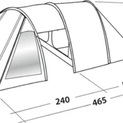 Easy Camp Tunneltent 4-persoons Galaxy 400 Staalgrijs En Blauw -Aanbiedingen Kampeer Zen Winkel 1200x598 1
