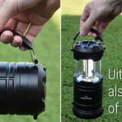 LED Camping Lamp 2 In 1 Hoge Kwaliteit - Zaklamp En Campinglamp - Inclusief AA Batterijen -Aanbiedingen Kampeer Zen Winkel 1200x600 3