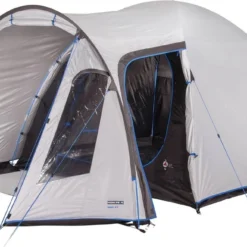 High Peak Tessin 4.0 Koepeltent - Nimbus Grijs - 4 Persoons -Aanbiedingen Kampeer Zen Winkel 1200x657 2