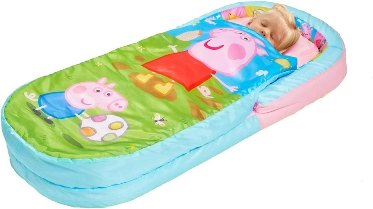 Worlds Apart Peppa Pig Readybed - 2 In 1 Slaapzak En Luchtbed Voor Kinderen 4 Worlds Apart Peppa Pig Readybed - 2 In 1 Slaapzak En Luchtbed Voor Kinderen - Afbeelding 2