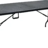 ERRO Vouwtafel - Houtlook - 180x74cm - Zwart