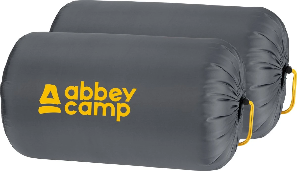 Abbey Camp Slaapzak Amsterdam - 2-pack - Dekenmodel - 210 X 85 Cm - Grijs 7 Abbey Camp Slaapzak Amsterdam - 2-pack - Dekenmodel - 210 X 85 Cm - Grijs - Afbeelding 5