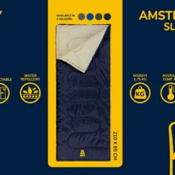 Abbey Camp Slaapzak Amsterdam-07 - Dekenmodel - 210 X 85 Cm - Grijs -Aanbiedingen Kampeer Zen Winkel 1200x711 4