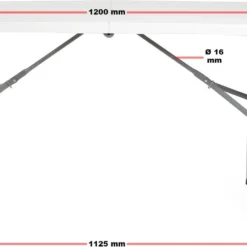 Toboli Klaptafel 120x60x74cm Campingtafel Wit; Bijzettafel, Inklapbare Tafel - Multistrobe -Aanbiedingen Kampeer Zen Winkel 1200x721 1