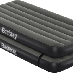 Bestway 3-in-1 Luchtbed - Connect - Zwart - 188x99cm - PVC/Polyester - Single, Double Single En Twin Opblaasbed - Tritech Materiaal - I-Beam Constructie -Aanbiedingen Kampeer Zen Winkel 1200x721