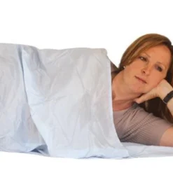 Travelsafe Cotton Inlet Mummy Slaapzak - Wit -Aanbiedingen Kampeer Zen Winkel 1200x728