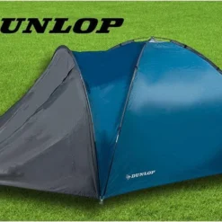 Dunlop Tent - Blauw - 2 Persoons -Aanbiedingen Kampeer Zen Winkel 1200x747 2
