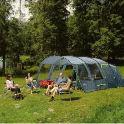Coleman Vail 6L Tunneltent - Familie Tent - 6-Persoons - Grijs/Groen -Aanbiedingen Kampeer Zen Winkel 1200x754 4