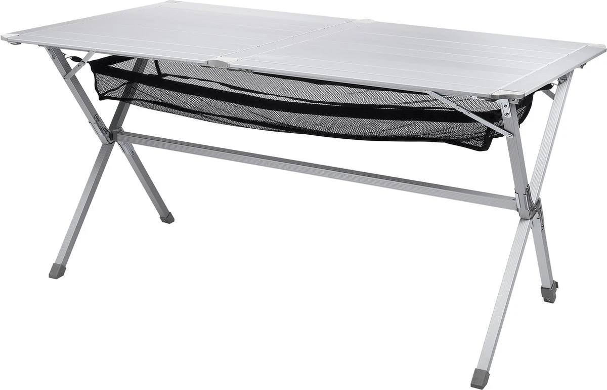 Campart Campingtafel XL TA-0806 - Opvouwbaar, Lichtgewicht En Met Verstelbare Poten - Kampeertafel Inklapbaar Inclusief Opbergtas - 140 X 80 X 70 Cm - Wit 16 Campart Campingtafel XL TA-0806 - Opvouwbaar, Lichtgewicht En Met Verstelbare Poten - Kampeertafel Inklapbaar Inclusief Opbergtas - 140 X 80 X 70 Cm - Wit - Afbeelding 14