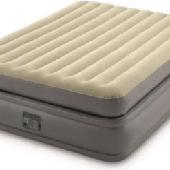 Intex Prime Comfort - Luchtbed - 2-Persoons - 152x203x51 Cm (BxLxH) - Grijs - Met Ingebouwde Motorpomp -Aanbiedingen Kampeer Zen Winkel 1200x792