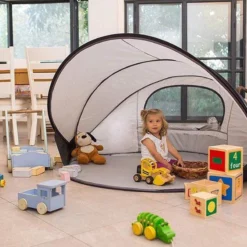 Deryan Luxe Pop Up Strandtent XXL - Anti-UV 50+ - Zilver -Aanbiedingen Kampeer Zen Winkel 1200x800 116